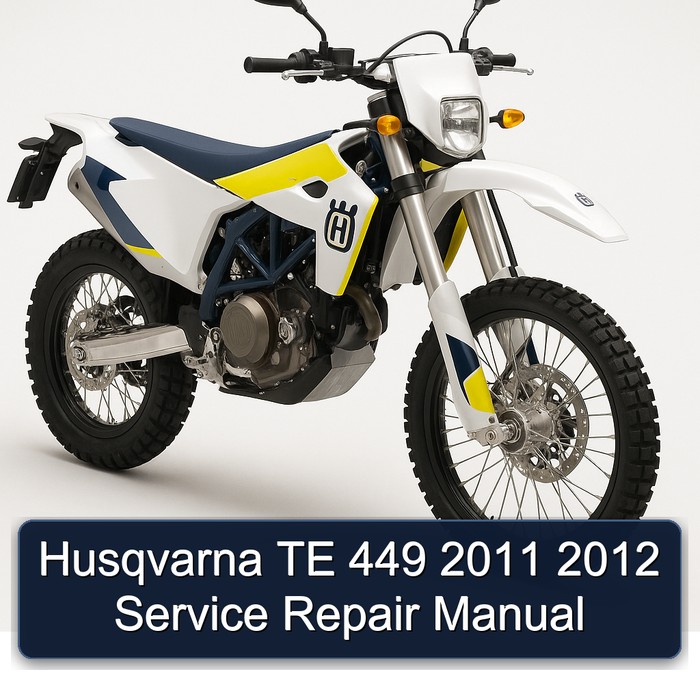 2011-2012 Husqvarna TE Models 449 Service Repair Workshop Manual PDF