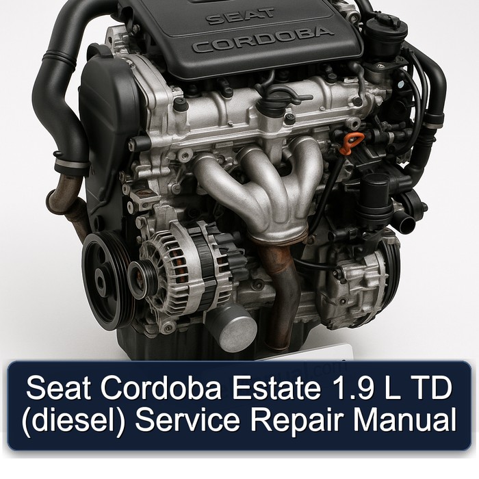 Seat Cordoba Estate 1.9 L TD (DIESEL) Service Repair Workshop Manual PDF