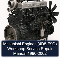 1990-2002 Mitsubishi S 6 Series Engines (4D5-F9Q) Service Repair Workshop Manual PDF