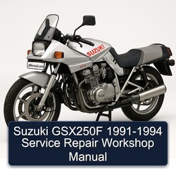 1991-1994 Suzuki GSX Series GSX250F Service Repair Workshop Manual PDF