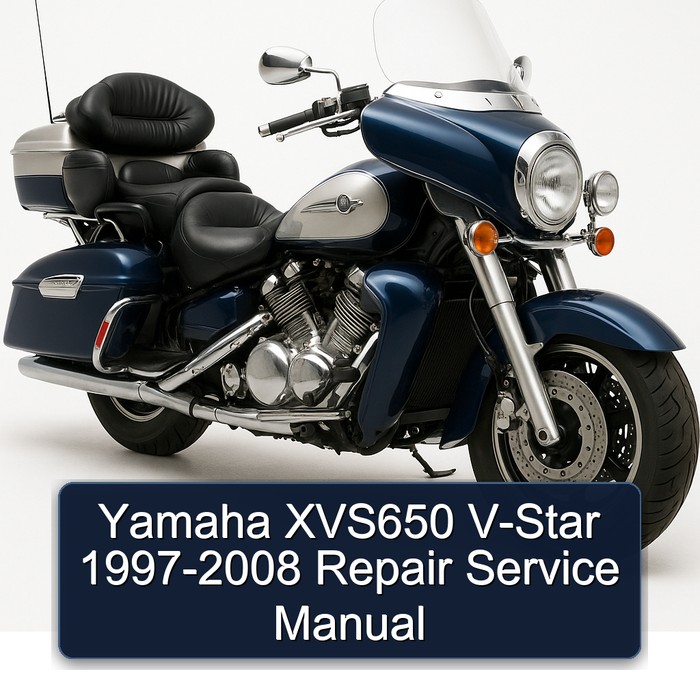 1997-2008 Yamaha XVS Models XVS650 V-STAR Service Repair Workshop Manual PDF