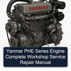 Yanmar PHE Series Engine Service Repair Workshop Manual PDF