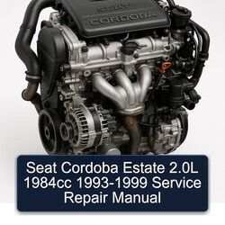 1993-1999 Seat Cordoba Estate 2.0l 1984CC Service Repair Workshop Manual PDF