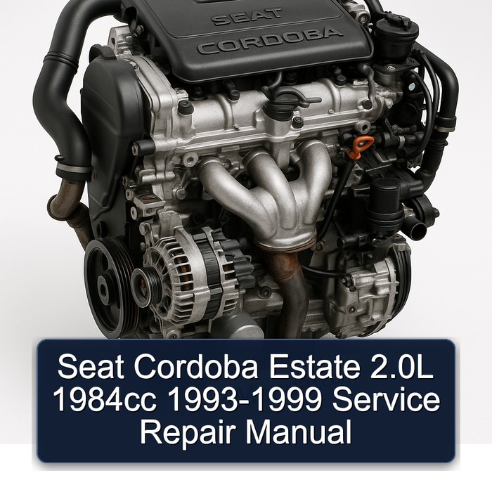 1993-1999 Seat Cordoba Estate 2.0l 1984CC Service Repair Workshop Manual PDF