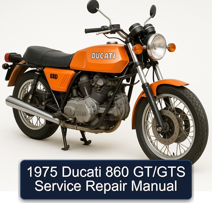 1975 Ducati 860 Gt/gts Service Repair Workshop Manual PDF