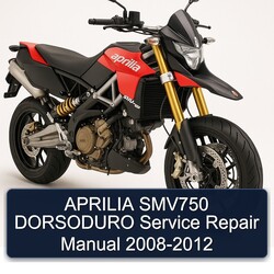 2008-2012 Aprilia SMV750 Dorsoduro Service Repair Workshop Manual PDF