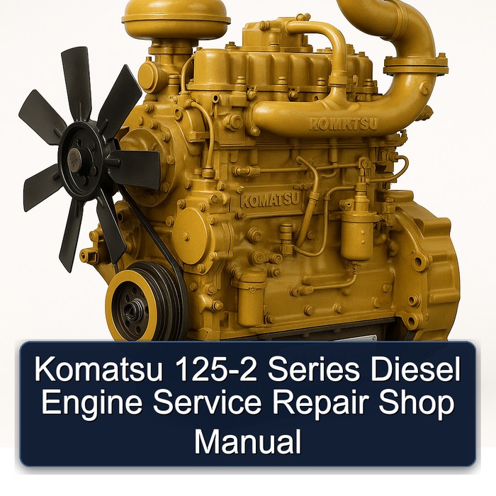 Komatsu 125 2 Series Diesel Engine Shop Service Repair Workshop Manual PDF