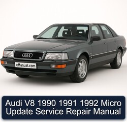 1990-1992 Audi V8 Micro Update Service Repair Workshop Manual PDF