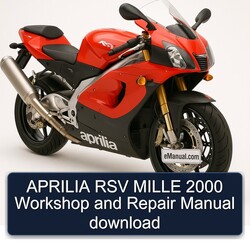 2000 Aprilia RSV Models Mille Service Repair Workshop Manual PDF