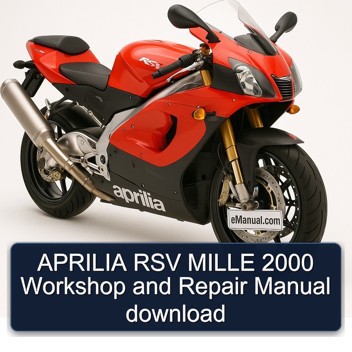 2000 Aprilia RSV Models Mille Service Repair Workshop Manual PDF