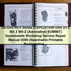 2006 SKI-DOO REV Series Snowmobile Service Repair Workshop Manual PDF