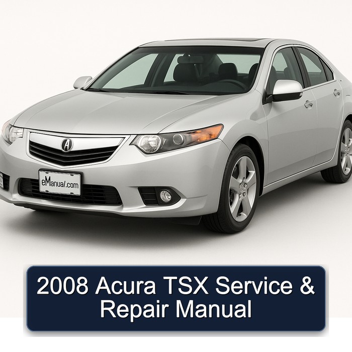 2008 Acura TSX Service Repair Workshop Manual PDF