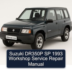 1993 Suzuki SP Series DR350P Service Repair Workshop Manual PDF