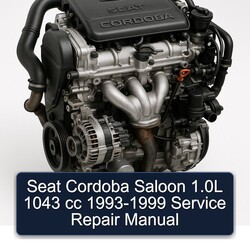 1993-1999 Seat Cordoba Saloon 1.0l 1043 Cc Service Repair Workshop Manual PDF