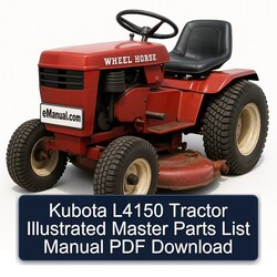 Manual de Partes Ilustrada para Tractor Kubota L4150 (PDF)