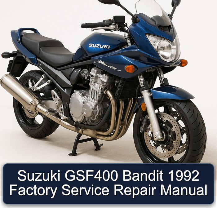 1992 Suzuki GSF Bandit Series GSF400 Service Repair Workshop Manual PDF