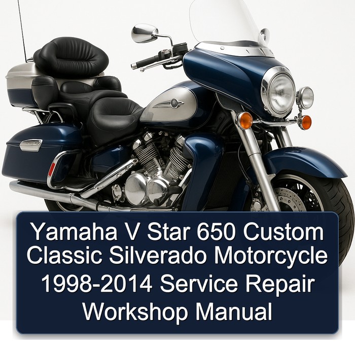 1998-2014 Aprilia Classic Yamaha V Star 650 Custom Silverado Motorcycle Service Repair Workshop Manual PDF