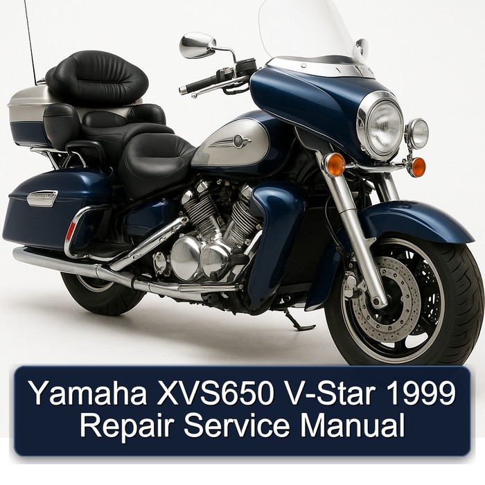 1999 Yamaha XVS Models XVS650 V-STAR Service Repair Workshop Manual PDF