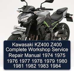 1974-1984 Kawasaki Z Series KZ400 Z400 Service Repair Workshop Manual PDF