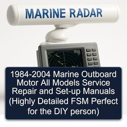 1984-2004 Outboard Motor All Models SET-UP (highly Fsm Perfect DIY Person) Service Repair Workshop Manual PDF