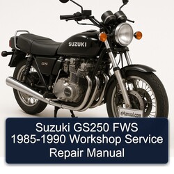 Suzuki GS250 FWS 1985-1990 Workshop Service Repair Manual 
