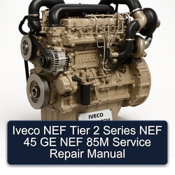 Iveco NEF Tier 2 Series 45 GE 85M Service Repair Workshop Manual PDF