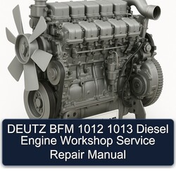 Deutz 1012 BFM 1013 Diesel Engine Service Repair Workshop Manual PDF