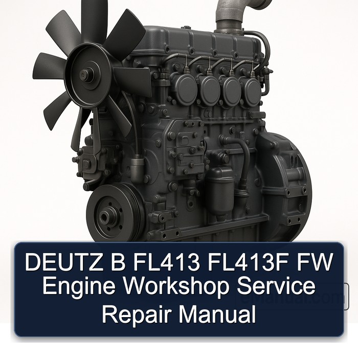 Deutz B FL BFL Series FL413 FL413F FW Engine Service Repair Workshop Manual PDF