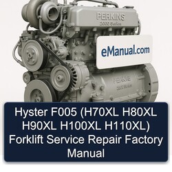 Hyster F005 (h70xl H80XL H90XL H100XL H110xl) Forklift Service Repair Workshop Manual PDF