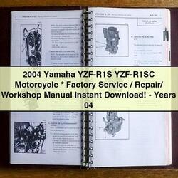 2004 Yamaha YZF Models YZF-R1S YZF-R1SC Motorcycle years 04 Service Repair Workshop Manual PDF