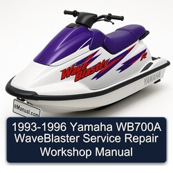 1993-1996 Yamaha WB700A WaveBlaster Service Repair Workshop Manual PDF