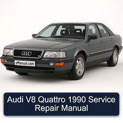 1990 Audi V8 Quattro Service Repair Workshop Manual PDF