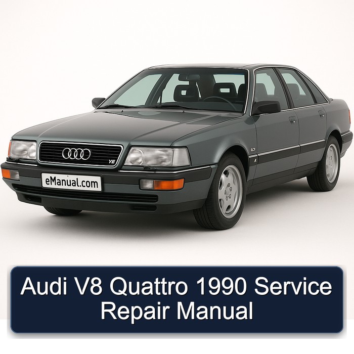 1990 Audi V8 Quattro Service Repair Workshop Manual PDF