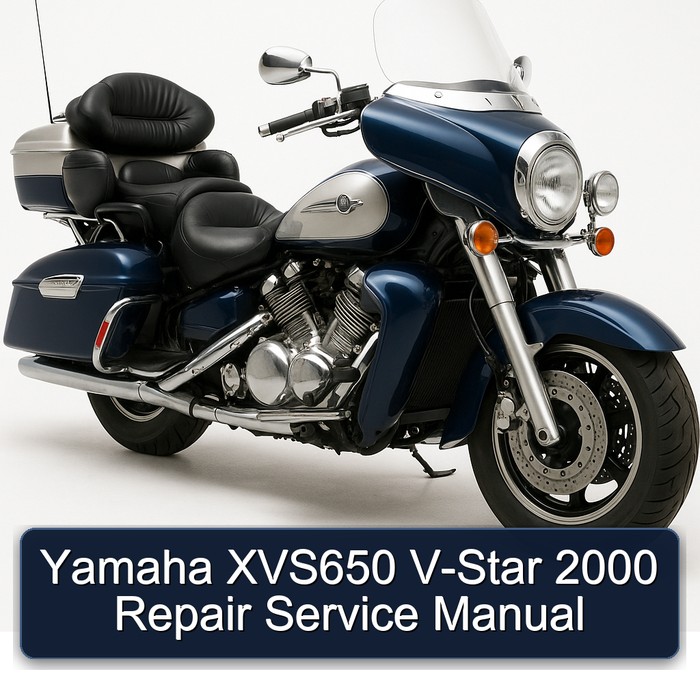 2000 Yamaha XVS Models XVS650 V-STAR Service Repair Workshop Manual PDF