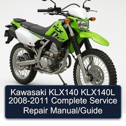2008-2011 Kawasaki KLX Series KLX140 KLX140L Service Repair Workshop Manual PDF