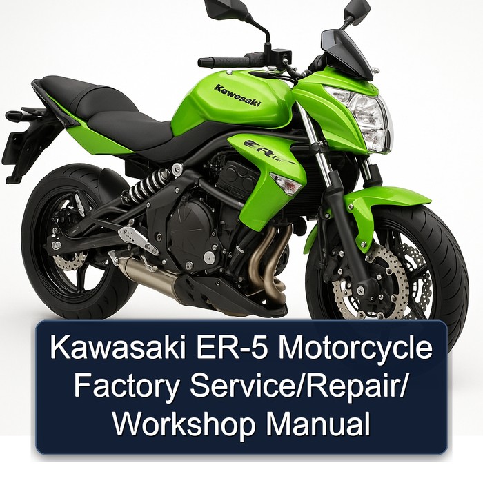 Kawasaki ER Models ER-5 Motorcycle / Service Repair Workshop Manual PDF