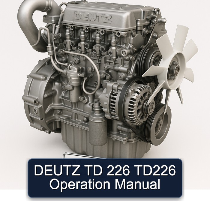 Deutz TD Series 226 TD226 Operation Service Repair Workshop Manual PDF