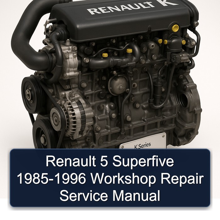 1985-1996 Renault K Series 5 Superfive Service Repair Workshop Manual PDF