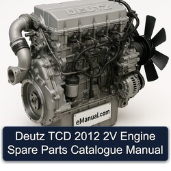 2012 Deutz TCD 2V Engine Spare Parts Catalog PDF