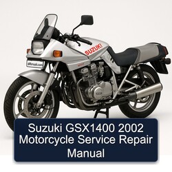 2002 Suzuki GSX Series GSX1400 Motorcycle Service Repair Workshop Manual PDF
