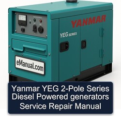 Yanmar YEG 2-POLE Series Diesel Powered Generators Service Repair Workshop Manual PDF
