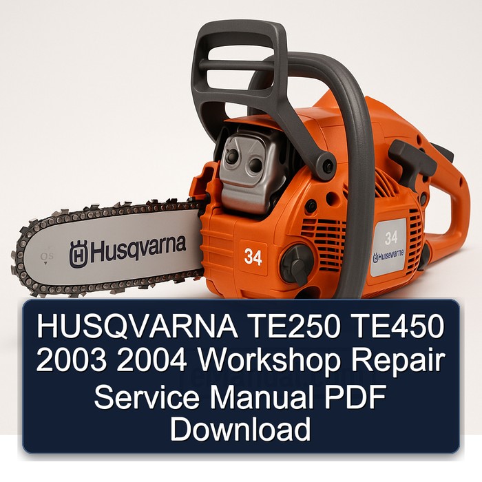 2003-2004 Husqvarna TE Models TE250 TE450 Service Repair Workshop Manual PDF