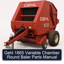 Gehl 1865 Variable Chamber Round Baler Parts Catalog PDF