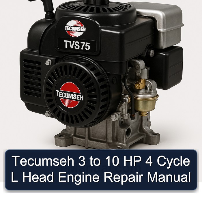Continental L Head Tecumseh 3 10 HP 4 Cycle Engine Service Repair Workshop Manual PDF