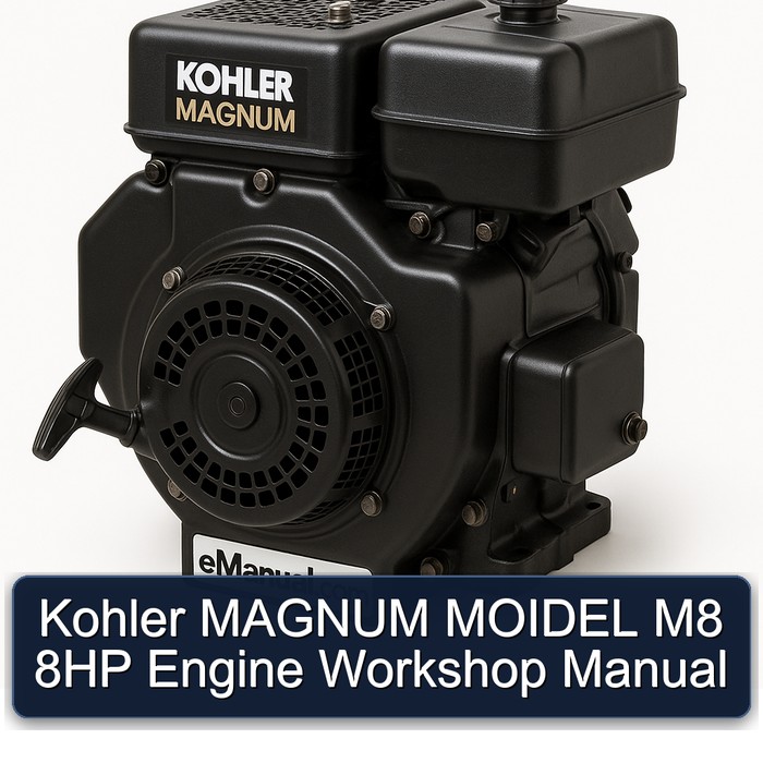 Kohler Magnum Models Moidel M8 8HP Engine Service Repair Workshop Manual PDF