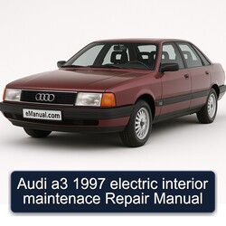 1997 Audi A3 Electric Interior Maintenace Service Repair Workshop Manual PDF