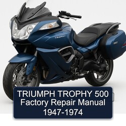 1974 Triumph Trophy Service Repair Workshop Manual PDF