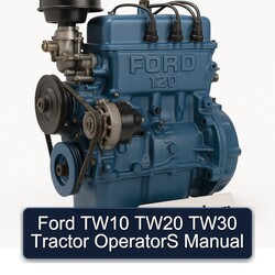 Ford TW10 TW20 TW30 Tractor Operators Operator's Manual PDF