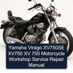 Yamaha Virago XV750SE XV750 XV 750 Motorcycle Service Repair Workshop Manual PDF
