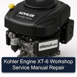 Kohler Courage Series Engine XT-6 Service Repair Workshop Manual PDF